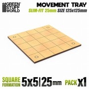 GSWD-12602 MDFムーブメントトレイ スリムフィットスクエア 125×125mm 1枚入 [プラモデル用品]