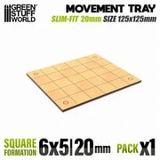 GSWD-12603 MDFムーブメントトレイ スリムフィットスクエア 120×100mm 1枚入 [プラモデル用品]