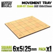 GSWD-12604 MDFムーブメントトレイ スリムフィットスクエア 150×125mm 1枚入 [プラモデル用品]