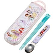 抗菌 食洗機対応箸スプーンコンビセット ディズニー プリンセス 25 CCA1AG