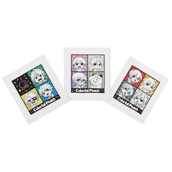 おしぼりタオル3P カラフルピーチ 25 OAC1T