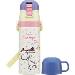 超軽量 2WAYステンレスボトル SNOOPY/スケートボード SKDC4