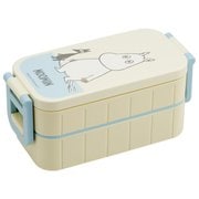 YZW3AG [抗菌 タイト弁当箱2段600ml ムーミンライトカラー]