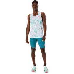 ASICS MMS SPEED MIDDLE TIGHT アシックス タイツ MMS SPEED MIDDLE TIGHT | Atlantis Blue | Pants & Tights | ASICS