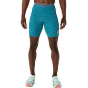 MMS SPEED SPRINT TIGHT メンズ ランニングウェア タイツ アトランティスブルー(412) Mサイズ 2091A741