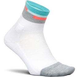 エリート ライトクッション クオーター ユニセックス ランニングウェア ソックス Aquatic White（440161） Lサイズ（26.5-29cm） 4400100161251