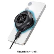 P-CLPL02BK [スマホクーラー ペルチェ素子 マグネット 冷却ファン USB給電式 最高約-20℃ 冷却 メタルプレート付き ゲーム ライブ ブラック]