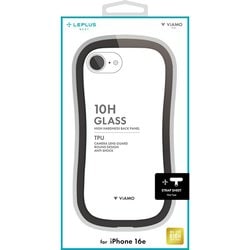 iPhone 16e用 耐傷・耐衝撃ハイブリッドケース 「ViAMO freely」 ダークグレー LN-ISS24VMFGY