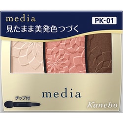 メディア グラデカラーアイシャドウ N PK-01 [アイシャドウ]