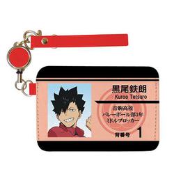 HQ-RT-KU ハイキュー！！ リール付きパスケース 黒尾鉄朗