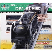 10-032 Nゲージ 完成品 スターターセット D51 SL列車 [鉄道模型]