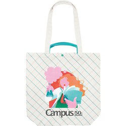 限定 キャンパス 2WAYトートバッグ 50周年記念 ホワイト BG-TB100-L1