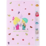 限定 ダイカットクリアファイル5P 水森亜土 フルーツ S2173107