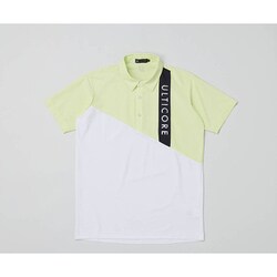 EBM03AWHL [ゴルフ メンズ 【4Dimotion Fit Split Raglan Sleeve】 半袖シャツ ホワイト サイズ：L]