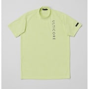 EBM04ALMLL [ゴルフ メンズ 【4Dimotion Fit Split Raglan Sleeve】 半袖モックネックシャツ ライム サイズ：LL]