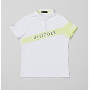 EBL04AWHL [ゴルフ レディス 【4Dimotion Fit Split Raglan Sleeve】半袖シャツ ホワイト サイズ：L]