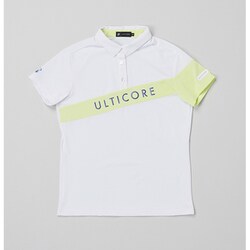 EBL04AWHLL [ゴルフ レディス 【4Dimotion Fit Split Raglan Sleeve】半袖シャツ ホワイト サイズ：LL]
