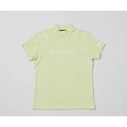 EBL05ALML [ゴルフ レディス 【4Dimotion Fit】半袖モックネックシャツ ライム サイズ：L]