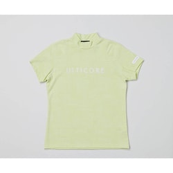 EBL05ALMLL [ゴルフ レディス 【4Dimotion Fit】半袖モックネックシャツ ライム サイズ：LL]