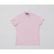 4BE03APKM [ゴルフ レディス 【4Dimotion Fit Split Raglan Sleeve】半袖モックネックシャツ ピンク サイズ：M]