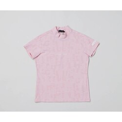 4BE03APKLL [ゴルフ レディス 【4Dimotion Fit Split Raglan Sleeve】半袖モックネックシャツ ピンク サイズ：LL]