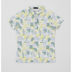 4BE04AYEL [ゴルフ レディス 【4Dimotion Fit Split Raglan Sleeve】半袖シャツ イエロー サイズ：L]