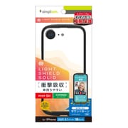 iPhone 16e用 精密 衝撃吸収 HVクリアケース BK TR-IP25S-LDSL-CLBK