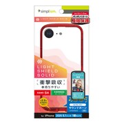 iPhone 16e用 精密 衝撃吸収 HVクリアケース RD TR-IP25S-LDSL-CLRD