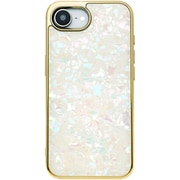 iPhone 16e用 Glass Shell Case (gold) UNI-CSIP25S-0GSGD