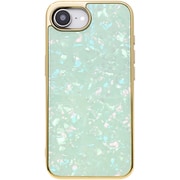 iPhone 16e用 Glass Shell Case (mint) UNI-CSIP25S-0GSMT