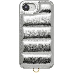 iPhone 16e用 Puffy Case （silver） UNI-CSIP25S-2PCSV