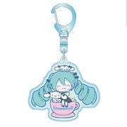 MCN-PU-CO 初音ミク×シナモロール ぷっくりったいキーホルダー コーヒーカップ
