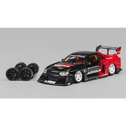 CM64-ER34-05 1/64 日産 LB-WORKS ER34 ADVAN [ダイキャストミニカー]