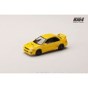 HJ641079AY 1/64 スバル インプレッサ PURE SPORTS COUPE WRX type R STi Version（GC8） チェイスイエロー [ダイキャストミニカー]