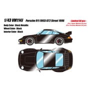 VM114J 1/43 ポルシェ 911（993）GT2 Street 1996 メタリックブラック（ブラックホイール） [レジンキャストミニカー]