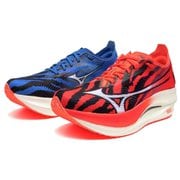 ウエーブリベリオンプロ LOW ユニセックス ランニングシューズ アカオニ×アオオニ(03) 27cm U1GD2543