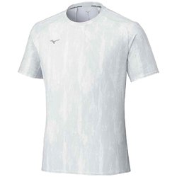 ドライエアロフローTシャツ メンズ ランニングウェア シャツ ホワイト（01） Lサイズ 32MAC020