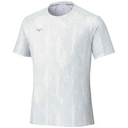 ドライエアロフローTシャツ メンズ ランニングウェア シャツ ホワイト（01） XLサイズ 32MAC020