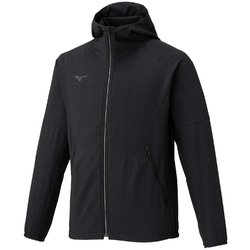 ストレッチクロスフーディ メンズ ランニングウェア ジャケット ブラック（09） Lサイズ 32MCC010