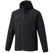 ストレッチクロスフーディ メンズ ランニングウェア ジャケット ブラック(09) Lサイズ 32MCC010