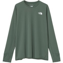 ロングスリーブブリーズレンジランクルー レディース ランニングウェア シャツ （DG） Lサイズ NTW12578
