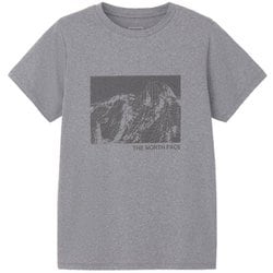 ショートスリーブヨセミテグラフィックティー レディース ランニングウェア シャツ ミックスグレー（Z） Lサイズ NTW32589