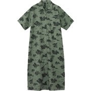 ショートスリーブアロハベントシャツワンピース レディース ワンピース （YN） Lサイズ NRW22530