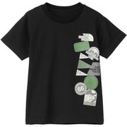 トドラーショートスリーブルミナスグラフィックティー キッズ トップス 半袖 (K) 100サイズ NTT32561