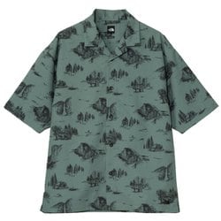 ショートスリーブアロハベントシャツ レディース / S/S Aloha