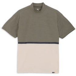 ゴルフ メンズ FOGパネルカラーリラックスモック Mサイズ ダークセージ