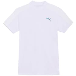 ゴルフ レディース W PFテックラインモックネック Lサイズ ホワイトグロー