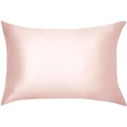 シルクと綿の枕カバー 表面シルク100% ファスナー式 43×63cm枕用 ミスティローズ ESL4363-16