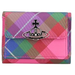 5115002UW/S001O/G301CANDYTARTAN [三つ折り財布]