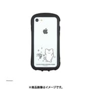 WB-01A [iPhone SE（第3世代）用 ハイブリッドクリアケース ホワイトタイガーとブラックタイガー]